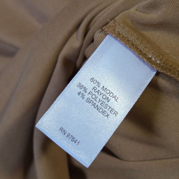 EUC LIKE NEW J JILL SUPER SOFT TAN SLIT SIDE MIDI TSHIRT DRESS SIZE SMALL - Picture 14 of 16